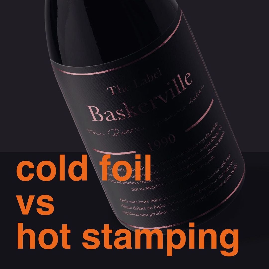 hot stamping vs cold foil printing